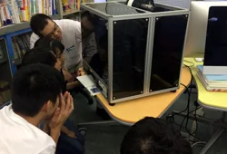 本校の3Dプリンターに出力